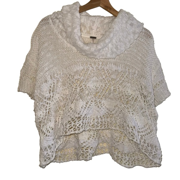 FREE PEOPLE ETERNAL DELIGHT OVERSIZED COWL NECK CROPPED SWEATER - Picture 3 of 7